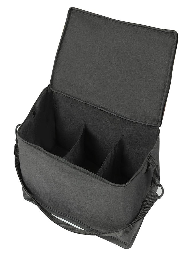 ELEMARA Universal Stroller Wagon Organizer, Detachable Phone Bag & Shoulder Strap, Fits for Stroller Like Toddler Wagon Stroller, Pet Stroller, Black - Image 5