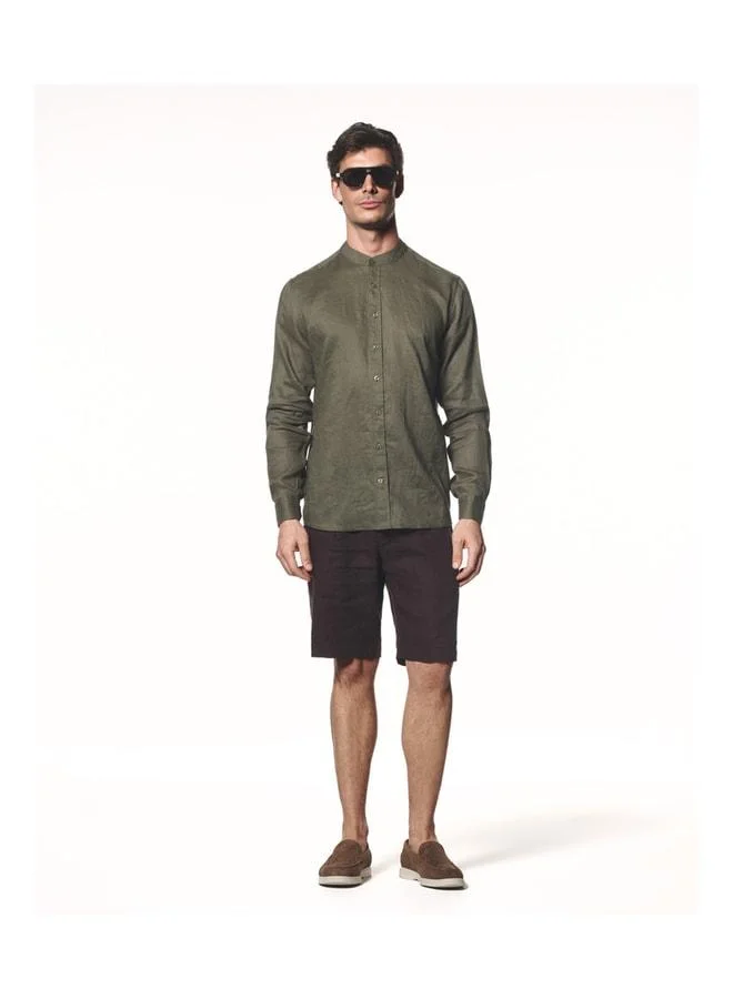 Liwali  100% Linen Collared Shirt. for Men | Best Price UAE