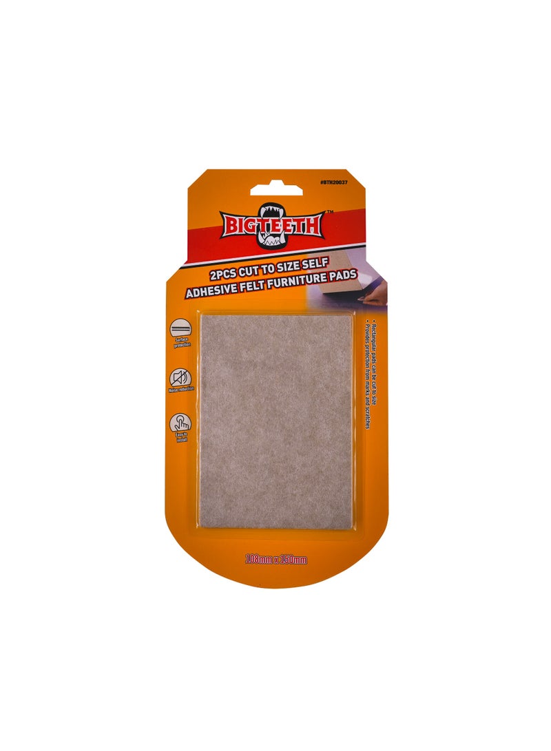 2PC Self Adhesive Furniture Pads 10.8cm x 15cm