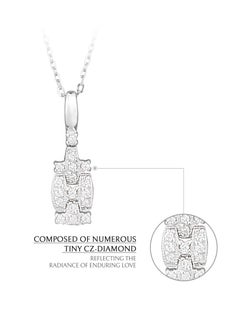 AWNL Eternal Vow Necklace Pendant with 925 Silver and Zirconia Stones Gift Gift for Women Wife Girlfriend  - Image 4