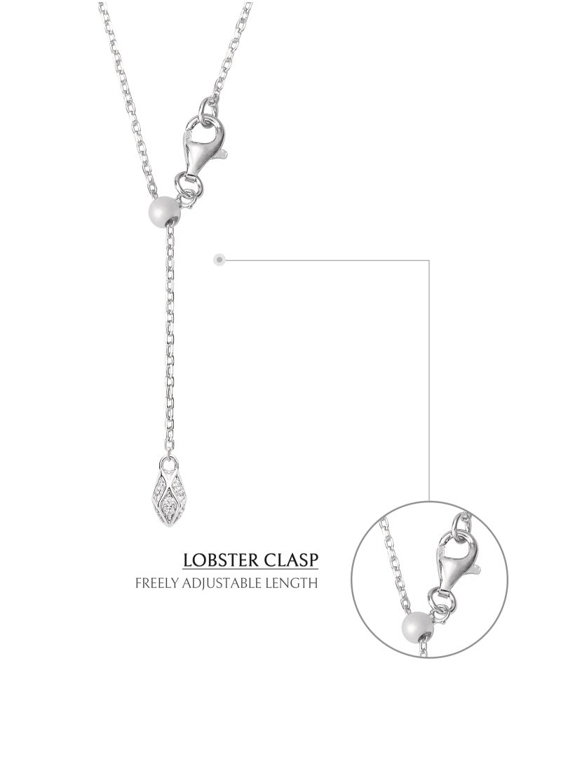 AWNL - Eternal Vow Necklace Pendant with 925 Silver and Zirconia Stones Gift Gift for Women Wife Girlfriend - Image 1