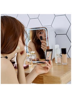 Generic PPS 8L Mini Makeup Fridge with LED Light Mirror Portable Cosmetic Storage, Multifunctional Storage with Carry Handle, Removable Shelf, and LED Light, Cooler/Warmer Freezer, Used for Beauty Skin Care  - Image 5