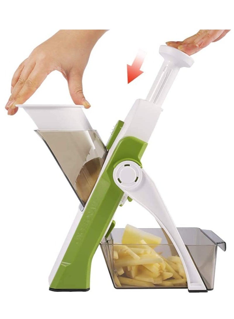 Vegetable Cutter Mandoline Slicer,Once For All.Food Chopper,Dicer Fruit,French Fry Julinner - Image 1