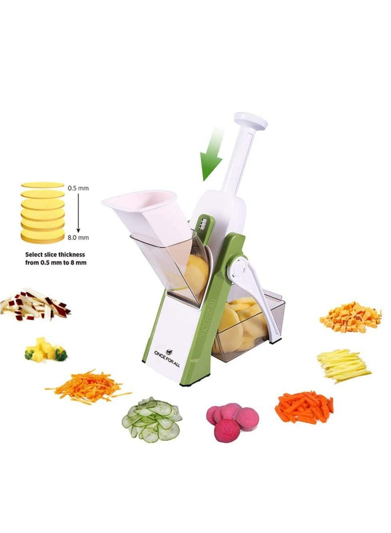 Vegetable Cutter Mandoline Slicer,Once For All.Food Chopper,Dicer Fruit,French Fry Julinner - Image 2
