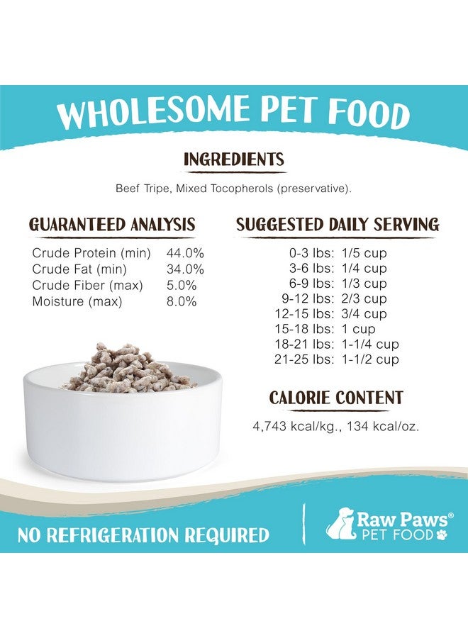 Raw Paws FreezeDried Green Beef Tripe For Dogs & Cats, 16 Oz  Made In Usa Green Beef Tripe Dog Food  FreeRange Cow Tripe Without Added Steroids Or Antibiotics  Raw FreezeDried Green Tripe - Image 3