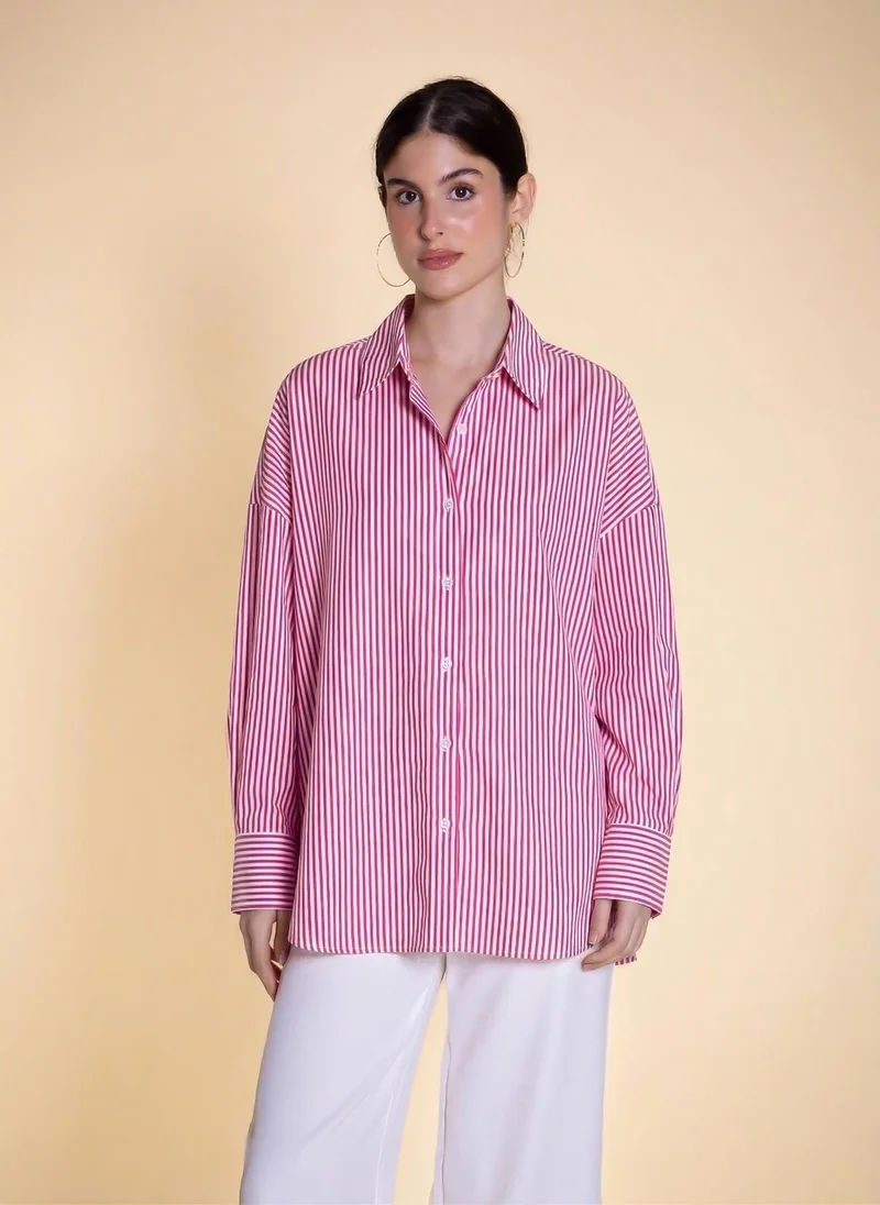 SHAPES STRIPED COMFORT SHIRT