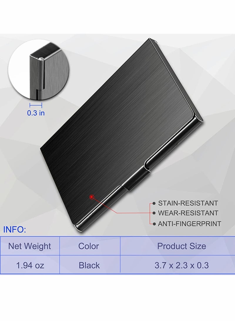 Stylish Metal Business Card Holder for Men and Women, Durable Stainless Steel Pocket Case, Professional Name Card Organizer, Perfect Gift for Family and Friends - Image 5