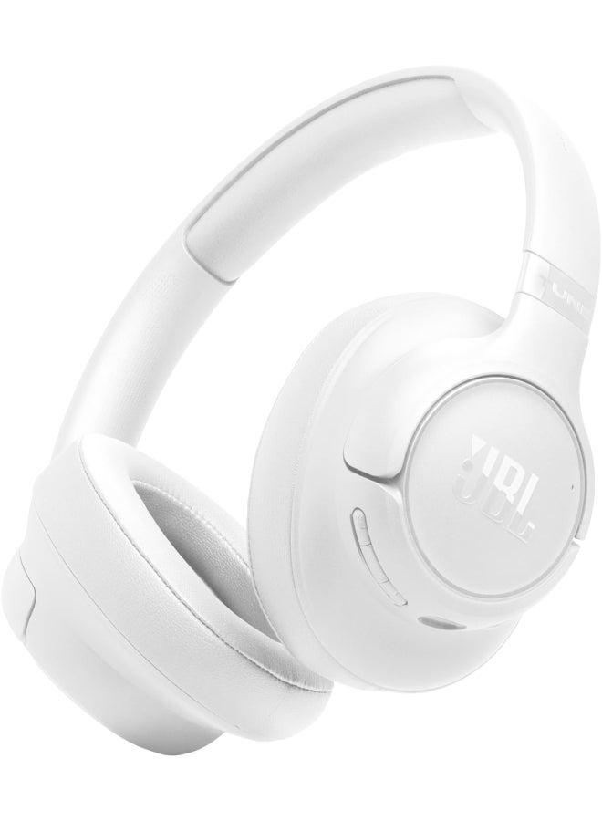 JBL Tune 730BT Wireless Over-Ear Bluetooth Headphones with Pure Bass Sound, 76H Battery Life, Dual Beamforming Mics, Multi-Point Bluetooth 6.0, Foldable & Comfortable White - Image 1