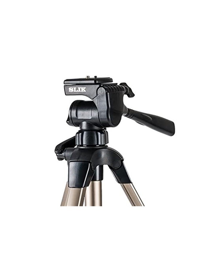 Slik U9000 Tripod with 3-Way Fluid-Effect Head and Built-In Bubble Level - Image 3