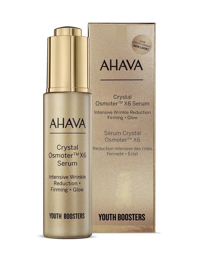 AHAVA سيروم كريستال أوزموتير 6 × لتقليل التجاعيد وشد البشرة بشكل مكثف. 1 أونصة سائلة، سيروم للوجه مضاد للشيخوخة - Image 1