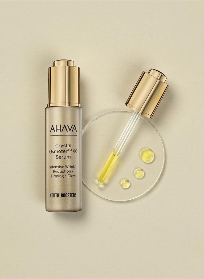 AHAVA سيروم كريستال أوزموتير 6 × لتقليل التجاعيد وشد البشرة بشكل مكثف. 1 أونصة سائلة، سيروم للوجه مضاد للشيخوخة - Image 2