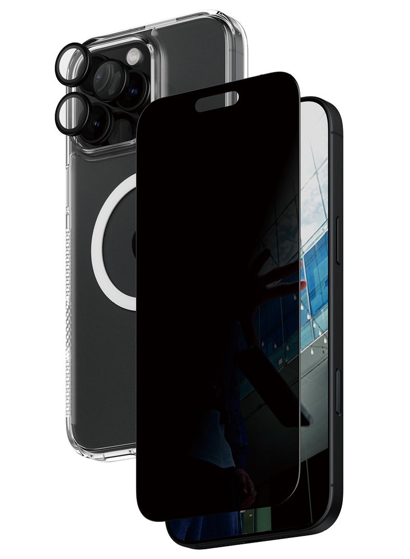 PanzerGlass 3-in-1 Privacy Protection Bundle iPhone 2024 6.9" Pro, Apple iPhone 16 Pro Max - Image 1