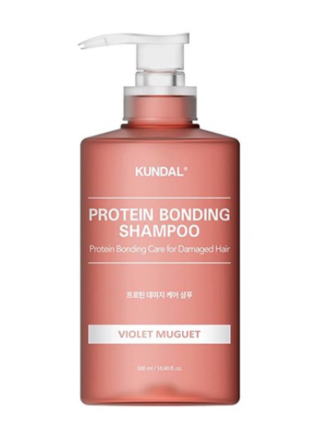 KUNDAL - Protein Bonding Shampoo For Damaged Hair Violet Muguet 500Ml - Image 1