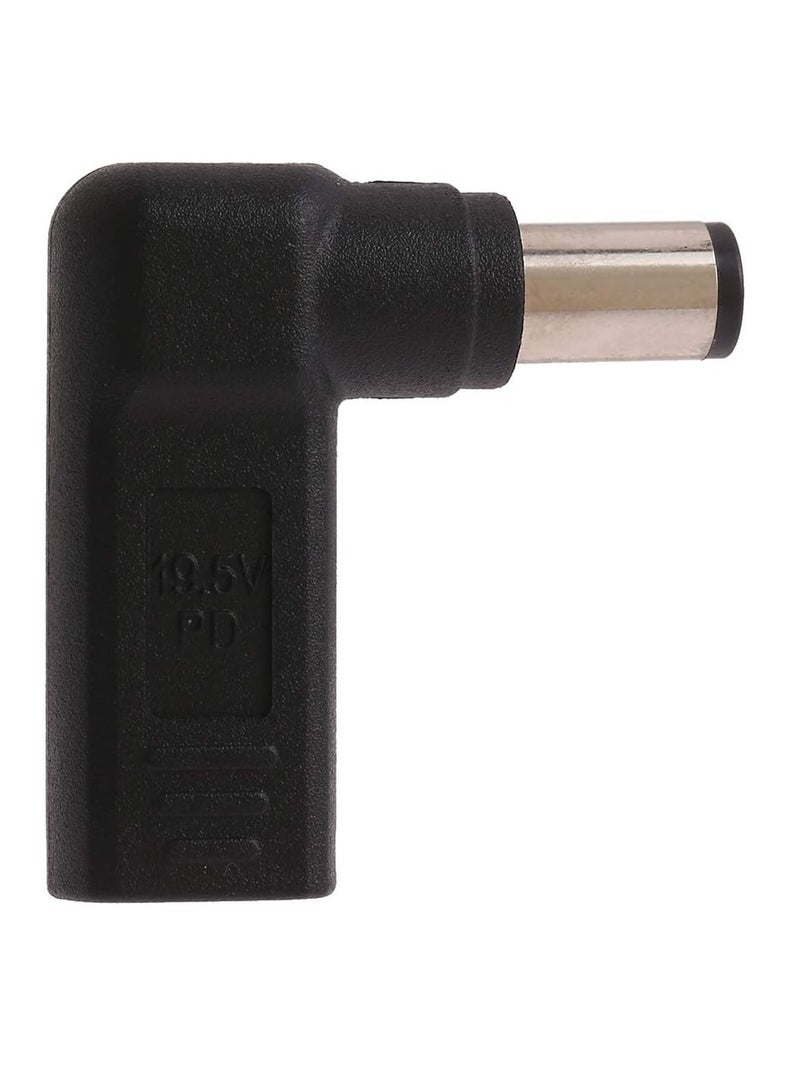 Terabyte USB-C / Type-C Female to 7.4 x 5.0mm Male Plug Elbow Adapter Connector for HP Laptops - Image 2