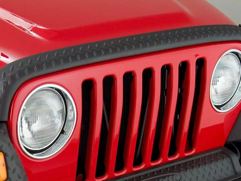 حماية غطاء المحرك الأمامية من بوشواكر تناسب 2018-2025 جيب رانجلر JL 2Dr 2018-2025 جيب رانجلر JL تشمل 4XE 2020-2025 جيب غلادياتور أسود قطعة واحدة 14093