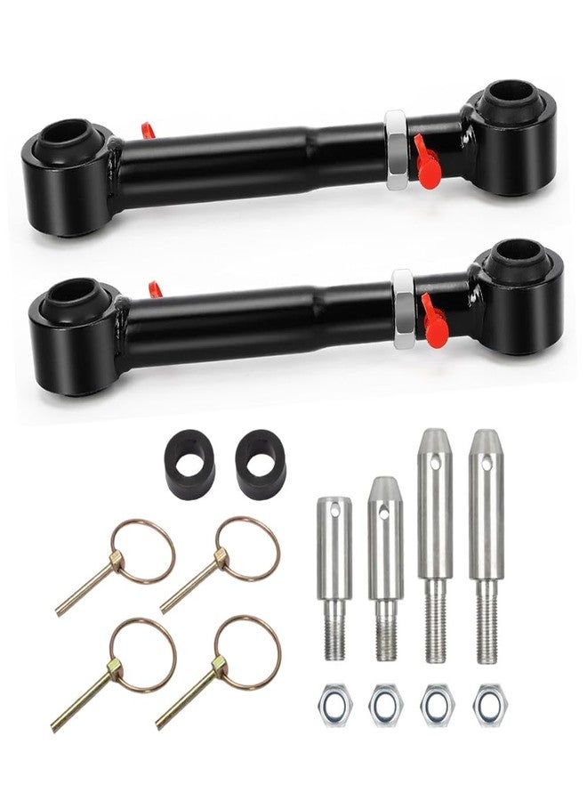HY-SPEED Adjustable Front Sway bar Quicker Disconnect System Compatible with 2007-2018 wrangler JK JKU 2/4 doors with 2.5" - 6" Lifts Replace Quicker Disconnect SwayBar links - Image 1