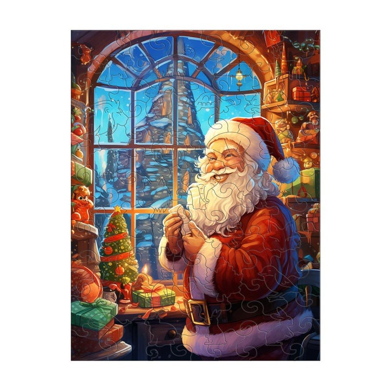 Christmas Wooden Puzzle Birds Shaped Animal Wooden Adult Toys Independent Station Factory - Image 1