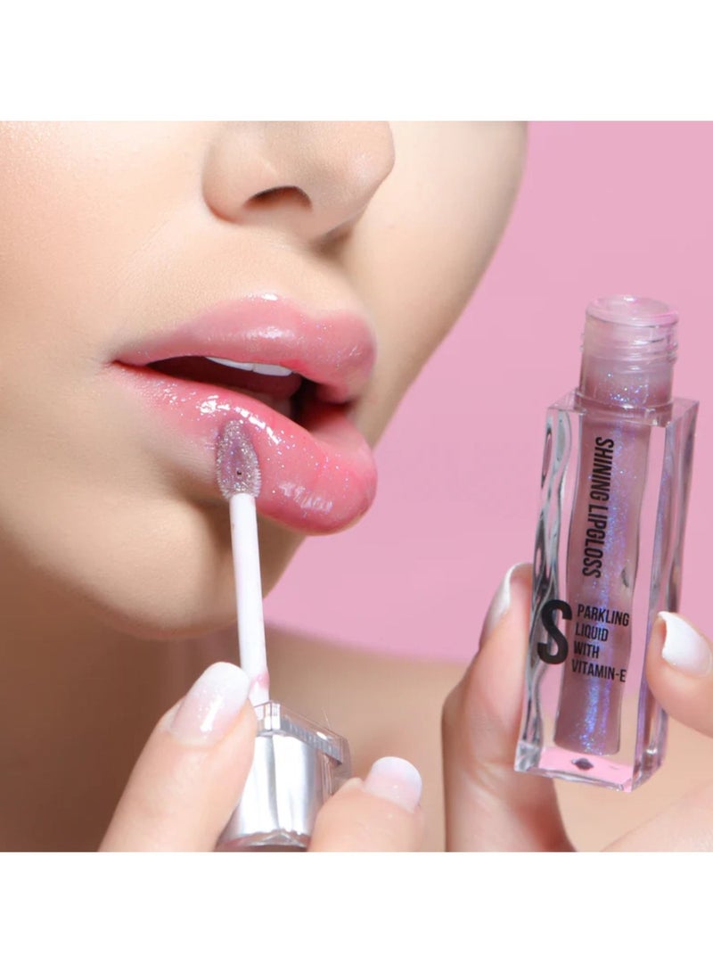 IDA Beauty LuxeLustre Shiny Lip Gloss | Hydrating, Non-Sticky, Long-Lasting Gloss | Vegan, Halal, Cruelty-Free (S02) - Image 2