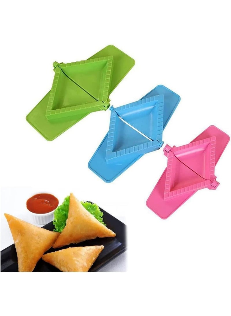 Dumpling Maker Empanada Dough Press, Triangle Dumpling Ravioli Maker Set, Press Pierogi Mold Essential Kitchen Tools, for Empanada Dumpling Ravioli Pierogi Hand Pie - Image 1