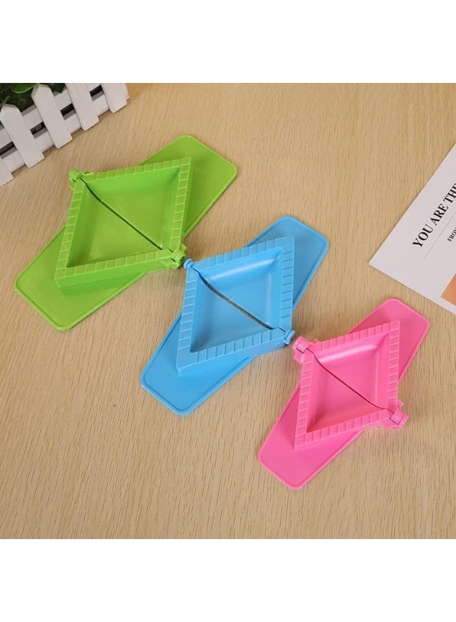 Dumpling Maker Empanada Dough Press, Triangle Dumpling Ravioli Maker Set, Press Pierogi Mold Essential Kitchen Tools, for Empanada Dumpling Ravioli Pierogi Hand Pie - Image 3