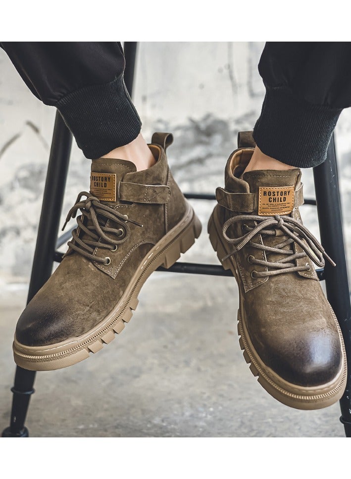 Warrior New Retro Thick Soled High Top Boots - Image 3