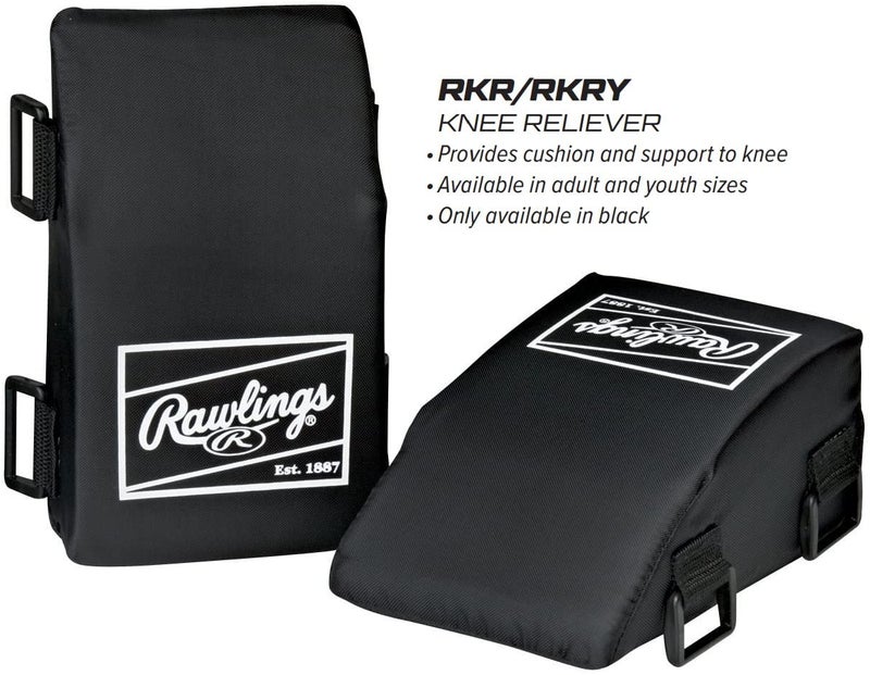 Rawlings | Catcher's Knee Savers | Baseball/Softball | Youth | Black - Image 2
