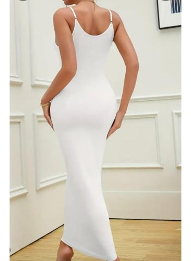 Women's long V-neck dress – with lace detailing – comfortable fabric for home wear. Code 7428 - Image 1