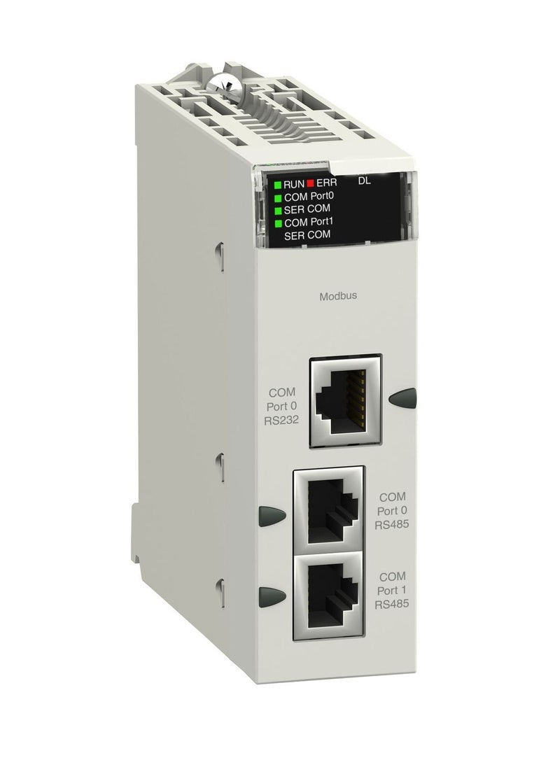 Schneider Electric Schneider PLC Modicon M340_ Serial link module with 2 RS-485/232 ports in Modbus and Character mode_ [BMXNOM0200] 