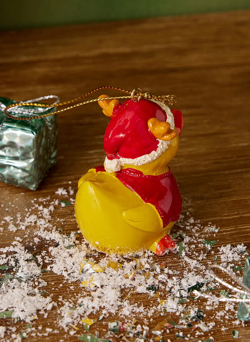 تايبو Space Resin Christmas Ornament Reindeer Rubber Duck