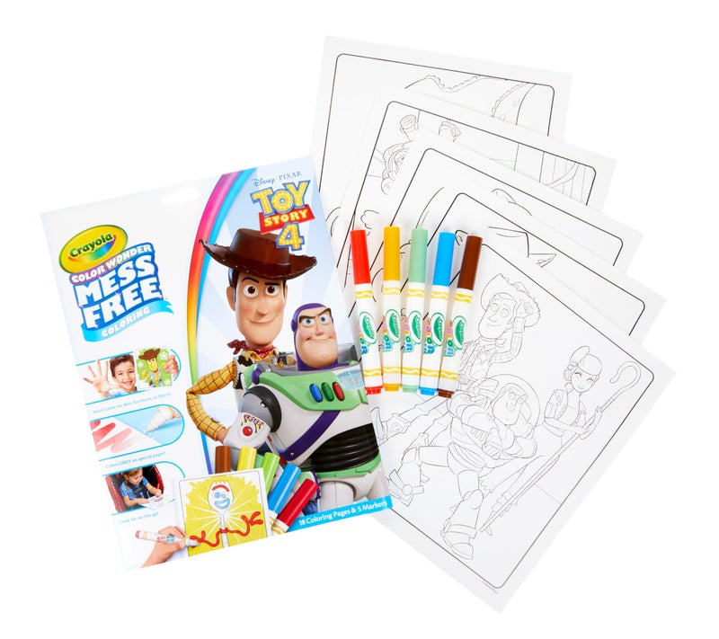 Crayola Toy Story Coloring Pages, Color Wonder Mess Free, Gift for Kids, Age 3, 4, 5, 6 - Image 2