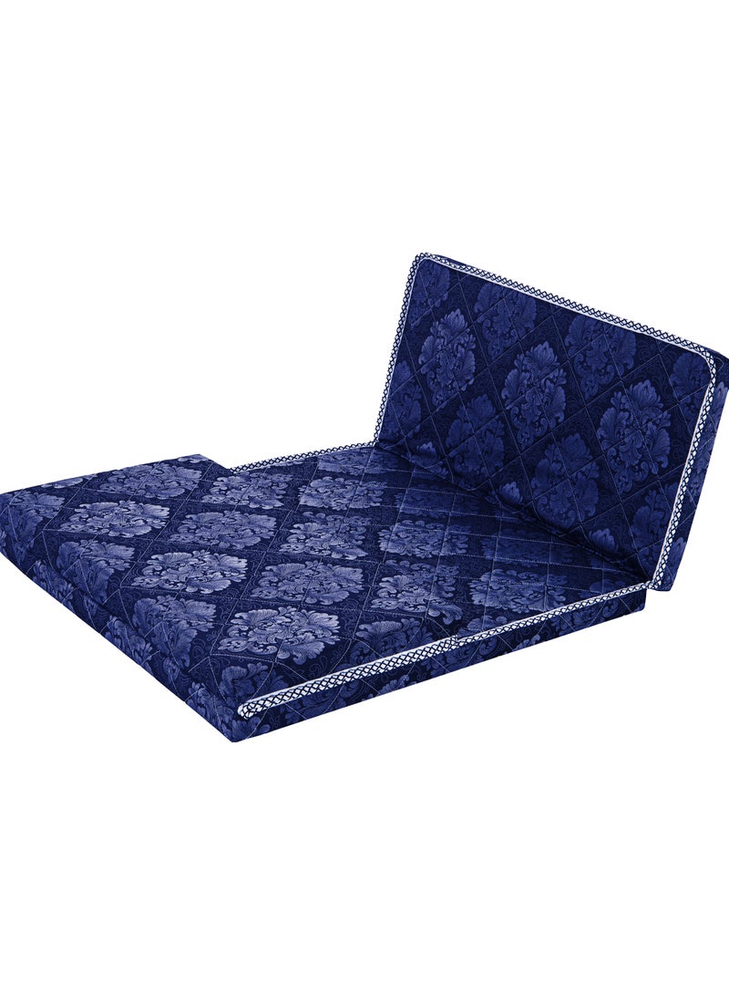 COMFY BLUE FOLDING MEDICATED GUEST FLORAL PREMIUM QUALITY PORTABLE FOLDING MATTRESS - Image 4