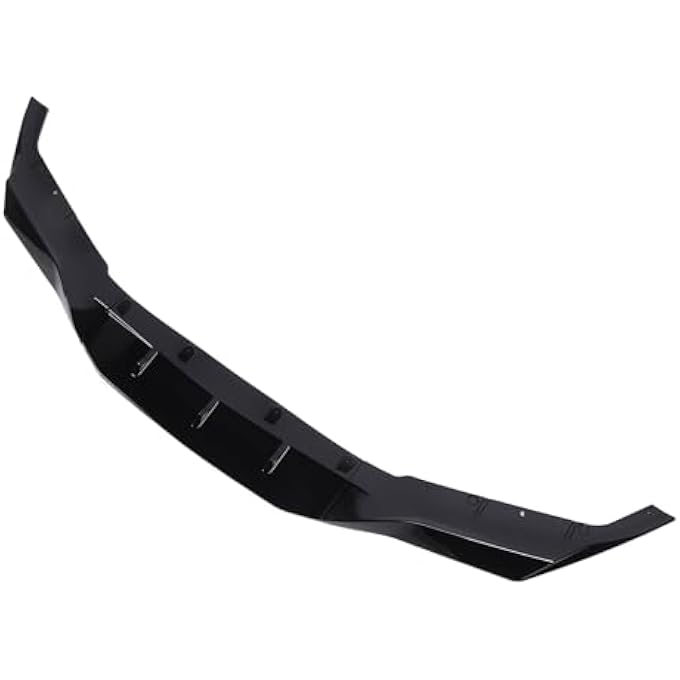 CHICIRIS 3pcs Front Bumper Lip Splitter Body Kit Collision Bumper Lip Spoiler Diffuser for F90 M5 M5C 2018 2020 Gloss Black - Image 2