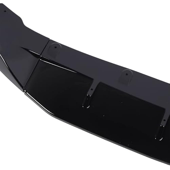 CHICIRIS 3pcs Front Bumper Lip Splitter Body Kit Collision Bumper Lip Spoiler Diffuser for F90 M5 M5C 2018 2020 Gloss Black - Image 4