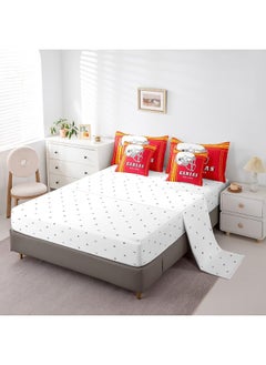 Erosebridal 7 Pcs American Football City Queen Comforter Sets Bed in a Bag Football Sports Game Comforter Set with Sheets, Kansas  - Image 4