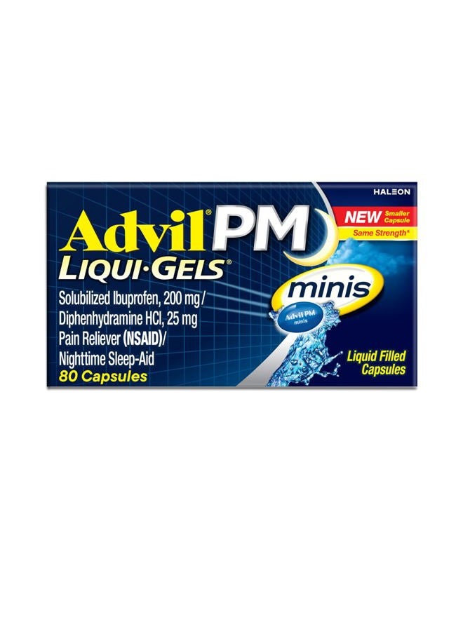 Advil PM ليكوي-جيلز ميني، 80 كبسولة سائلة - Image 1