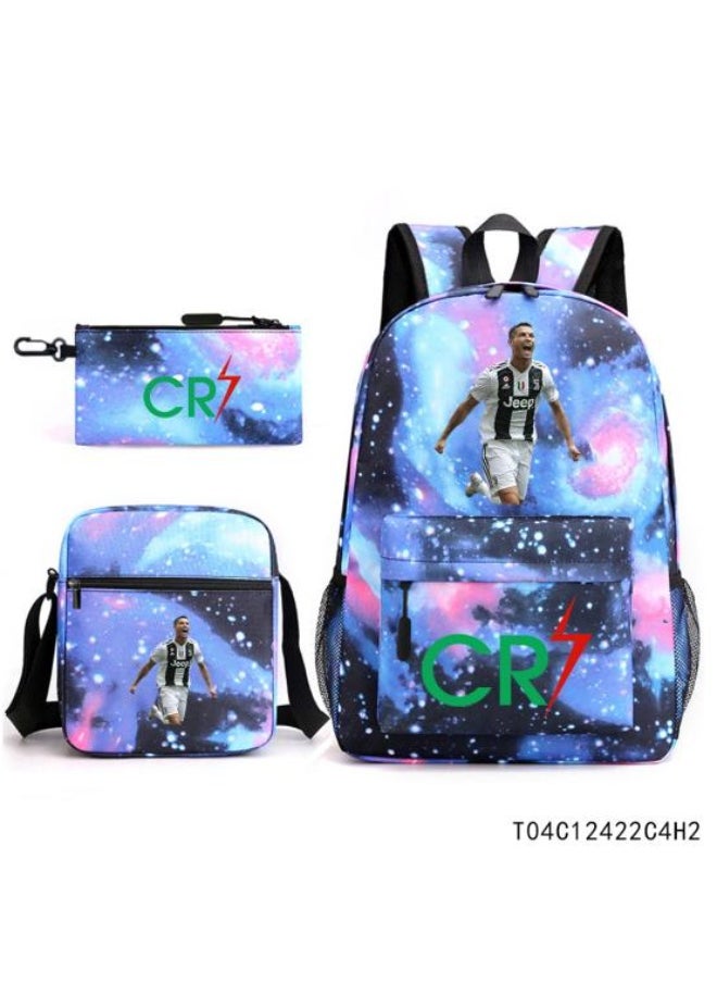 Generic Anime element backpack three-piece set, exquisite design, powerful storage to meet the needs - 95  - Image 1
