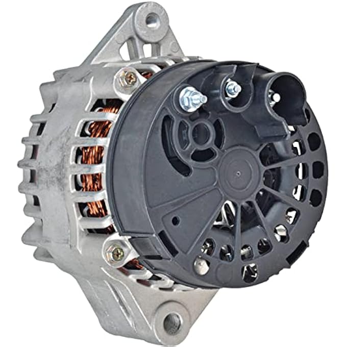 DB Electrical 400-41011 مولد كهربائي لآلة الرفع كاتربيلر TH220B 2003 2004 2005 2006 2007 2008 2009 03 04 05 06 07 08 09 207-6036، 20R-3854، 63321914 11clock 105amp نوع مروحة S8 نوع بكرة 12V - Image 1