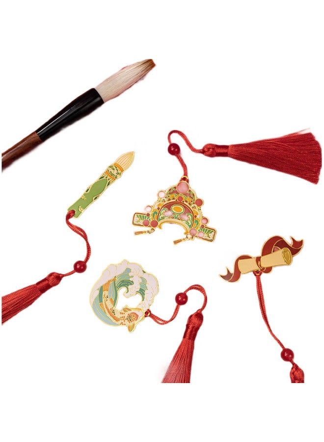 TIANSE Golden List Chinese Style Bookmark Gift Box For Students, Awards, College Entrance Exam Encouragement, Koi Graduation Commemoration, Postgraduate Entrance Exam, Cultural And Creative Souvenir Gift, 4 Pieces Ts-5898 Bright Future - Image 2