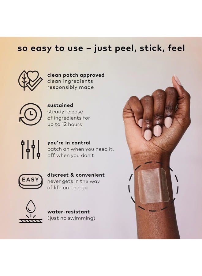 general Plant Powered Sleep Support - Sustained Release Dream Patch with Melatonin, Hops, Valerian Root - 2 Pack (8 Sleep Patches) - Image 3