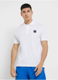 EMPORIO ARMANI Beachwear Logo Polo Shirt  - Image 1