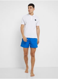 EMPORIO ARMANI Beachwear Logo Polo Shirt  - Image 4
