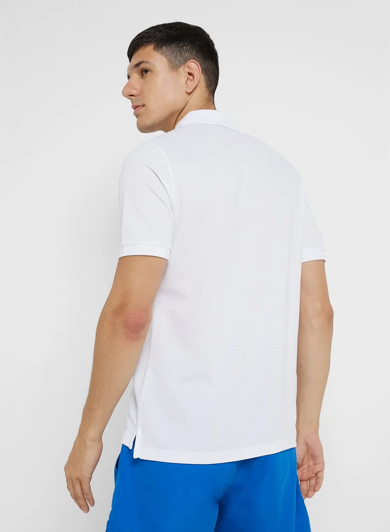 EMPORIO ARMANI Beachwear Logo Polo Shirt