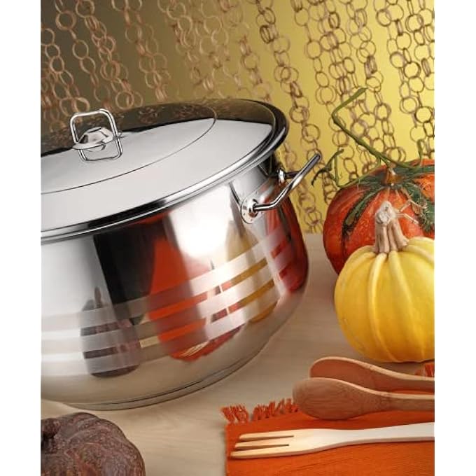 هاسيفير قدر طهي جاسترو من الفولاذ المقاوم للصدأ 20 سم 35 لتر - Image 4