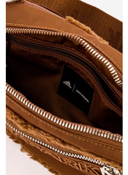 Adidas Women Ivy Park Sherpa Belt Bag 20 L x 15 H x 5 W cm, Brown  - Image 3