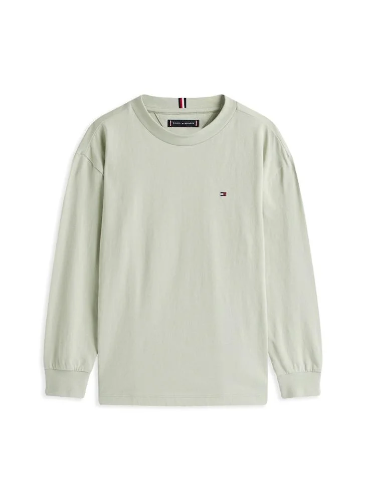 TOMMY HILFIGER Kids Essential Crew Neck Long Sleeve T-Shirt