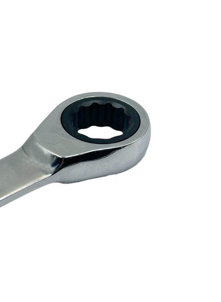 Jaw and Ring Combination Spanner Size:17mm Made From Chrome Vanadium Steel - Image 4
