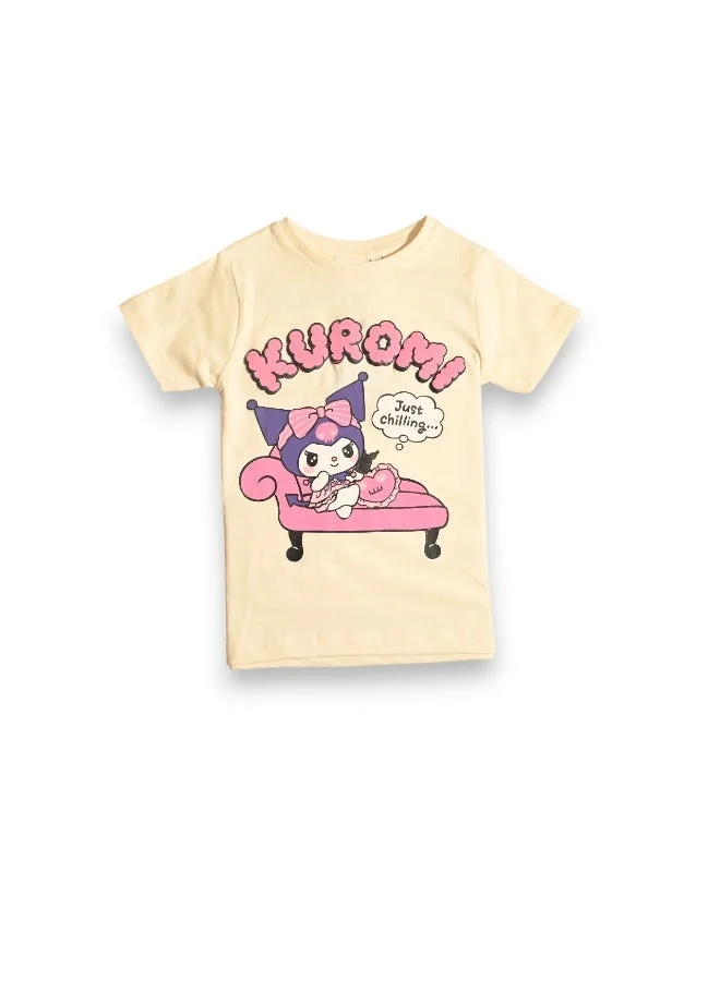 kuromi KUROMI GIRLS T-SHIRT & SHORT SET‬