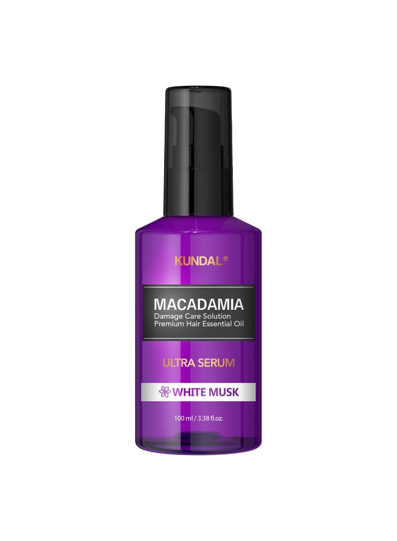 Kundal Macadamia Ultra Serum White Musk Hair Essential Oil 100 ml