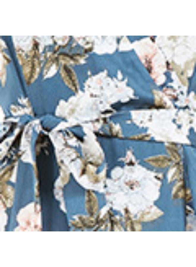 MELA LONDON Floral Ruffle Dress - Image 5