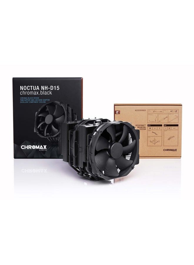 NOCTUA Chromax Black 140mm 1500RPM CPU Cooler - Image 4